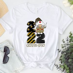 2022 Nurse Crew Shirt, Gnome Nurse TShirt, Nurse Gift, Nursing Shirt, Nurse Crew